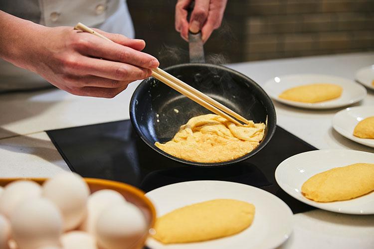 【朝食ビュッフェ】オムレツ