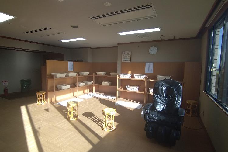 ◆天然温泉あたかの湯（脱衣所）