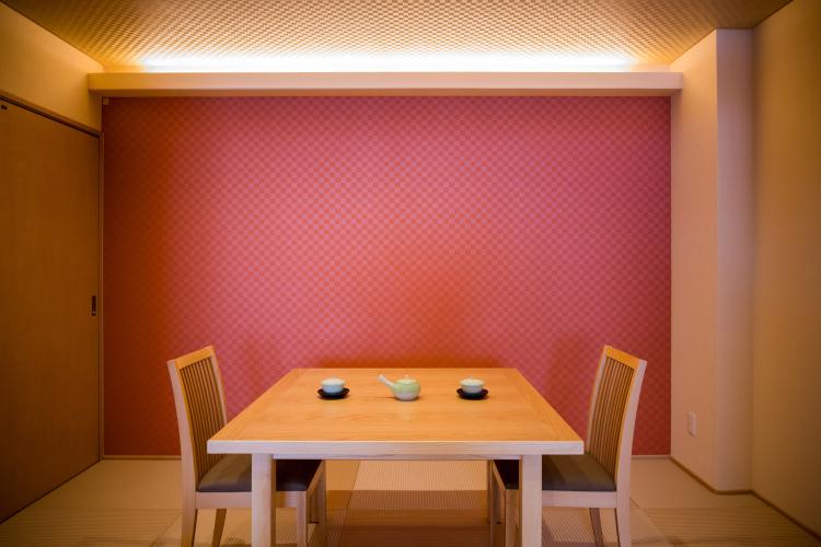 ◆客室食事部屋 ◆各お部屋で八千代自慢の会席料理をお楽しみください