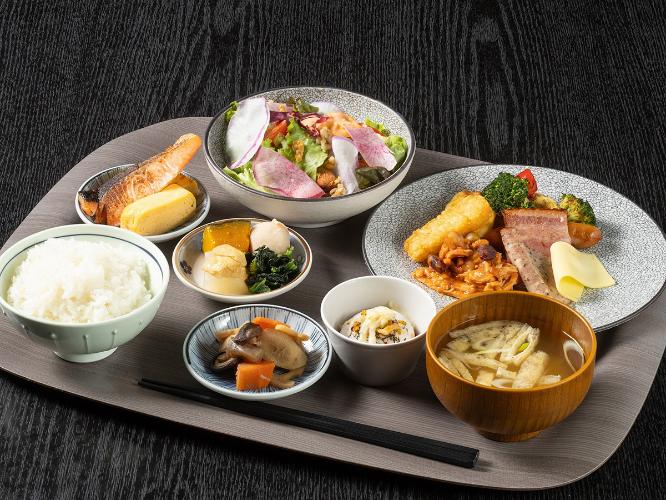 ＜朝食ビュッフェ＞ レイアウト一例 　※イメージ