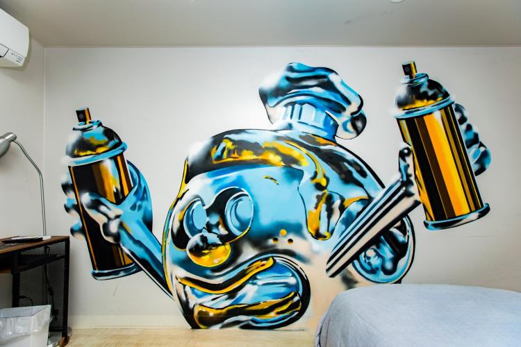 【お部屋】アートルームツイン(COOK)