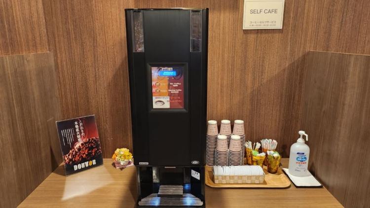 ウェルカムコーヒー：ドトールの本格直火焙煎香り高いコーヒーです