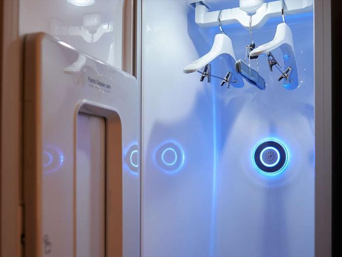 自動クリーニングマシン「LGスタイラー」全室完備