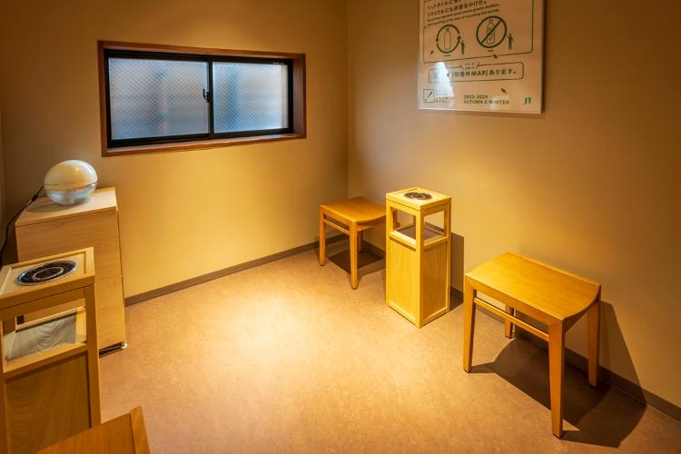 【喫煙処】館内に喫煙所をご用意しております