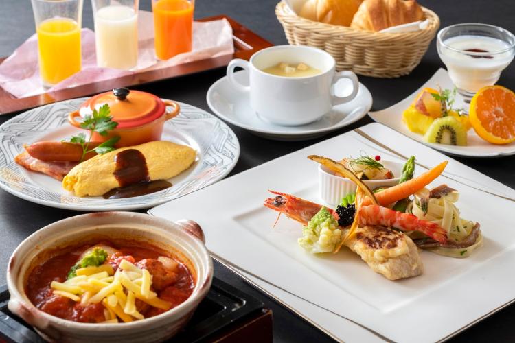 【朝食/洋食】彩り豊かな地の食材を使用した洋食　※イメージ