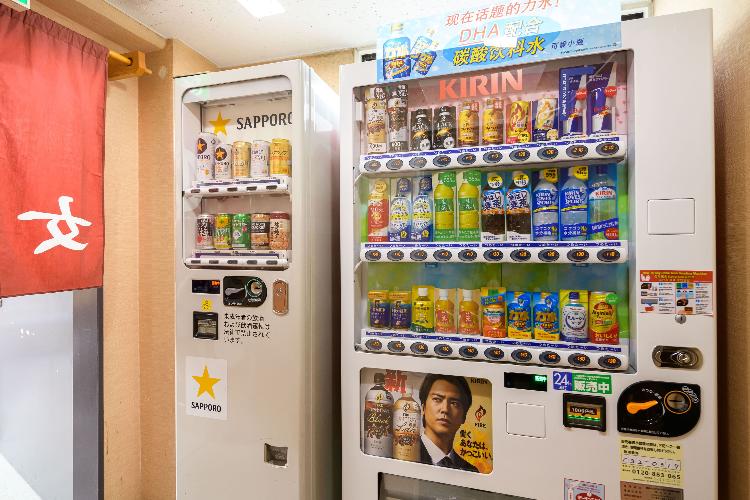 【自販機】2階～5階まで各フロアに自販機を設置