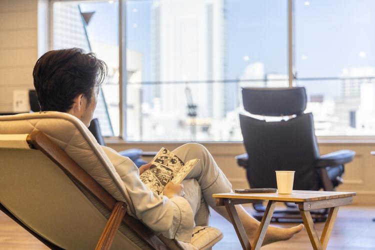 【大浴場】湯上りラウンジ