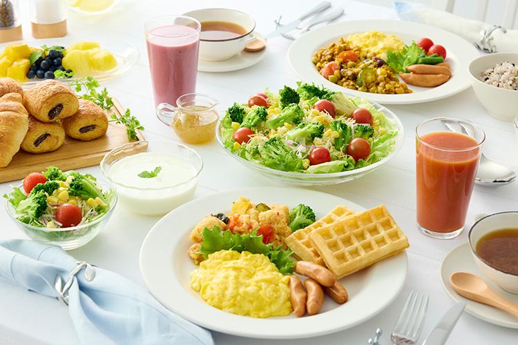 1日を彩る幸せな朝時間を〜季節で楽しむバランスビュッフェ〜