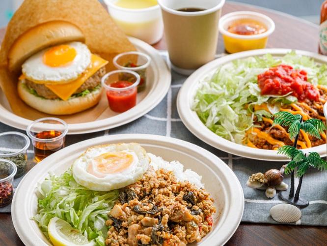 朝食一例3種類から選べるセットメニュー