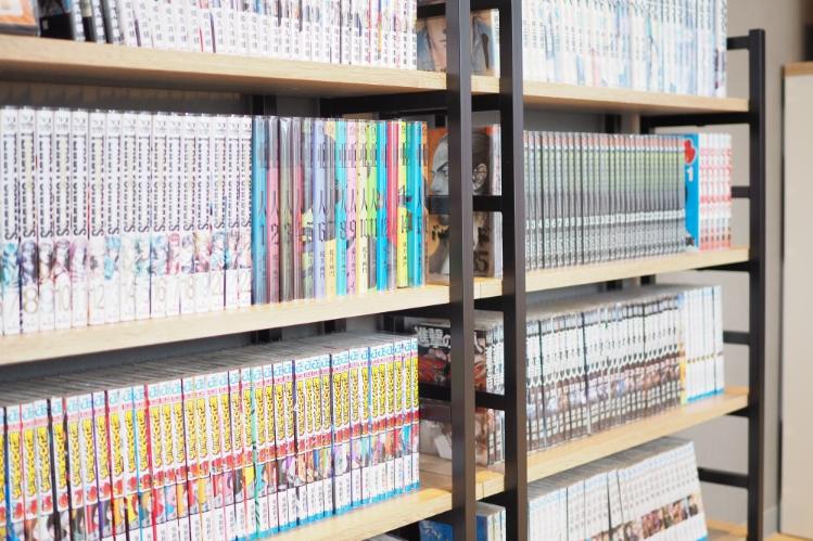 ランドリースペースに漫画をご用意