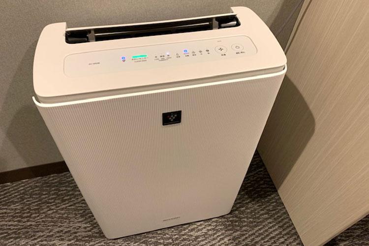 【客室設備】全室“プラズマクラスター加湿空気清浄機”完備！ウイルスなどの作用抑制効果で快適な空間に♪