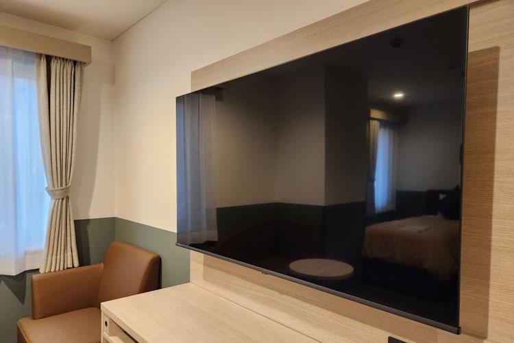 55型の客室内TV（デラックスツイン限定）