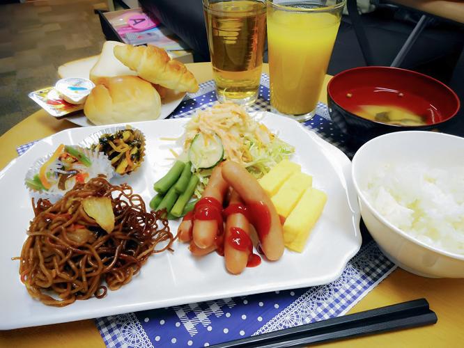朝食無料サービス