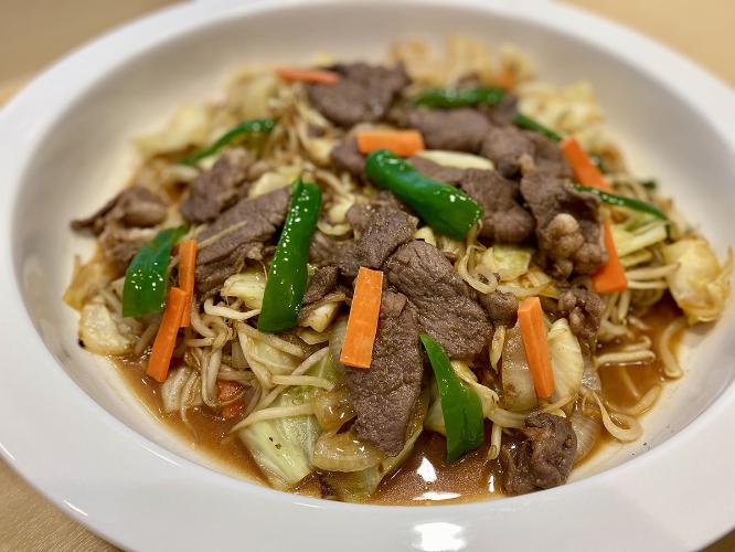 朝食イメージ（北海道といえば！「ジンギスカン」）