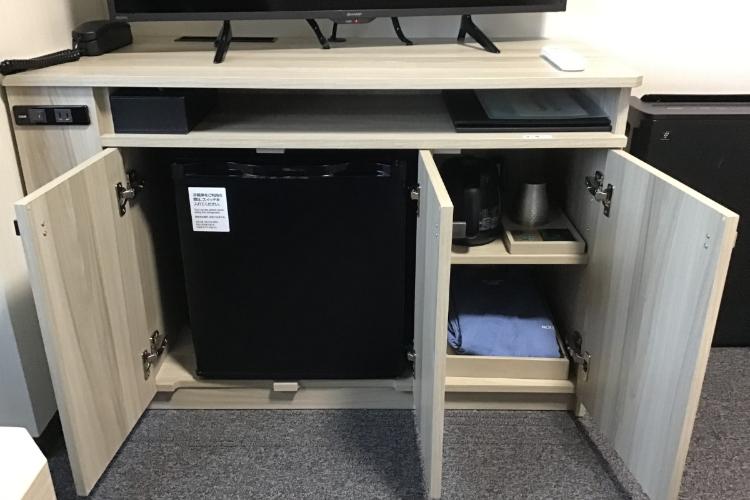 客室備品(冷蔵庫・マグカップ・甚平)