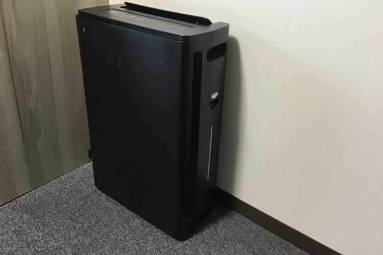 全室加湿機能付空気清浄機完備