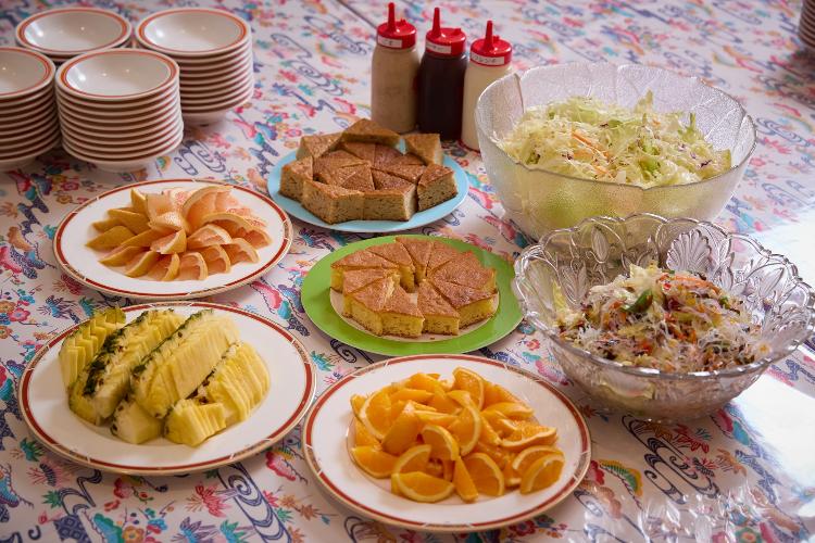 朝食一例