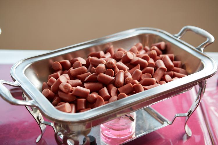 ご朝食一例/大人から子供までみんな大好きウインナー！