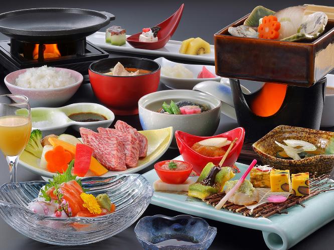 山形の旬の味を集めた蔵王山懐膳