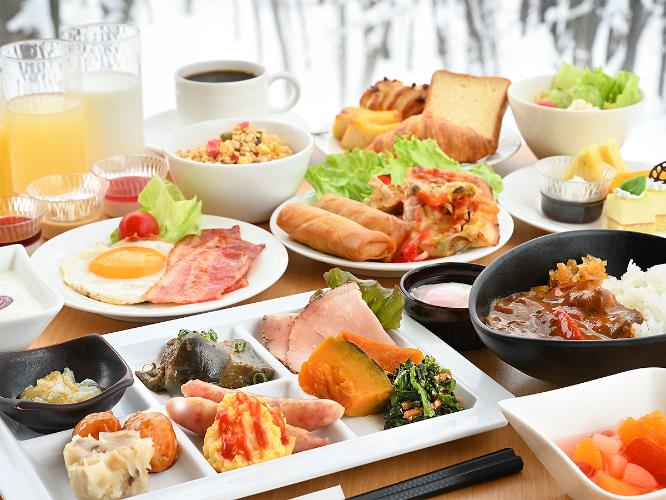 朝食イメージ／お好きなものをお好きなだけ楽しめるバイキング形式の朝食