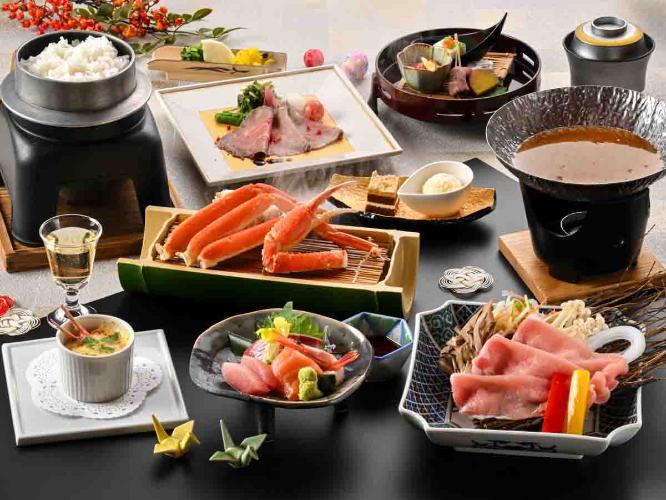 夕食　基本会席　※2024年12月15日（日）頃から2025年3月14日（金）頃までの献立例です。