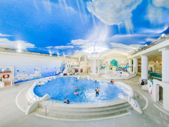 【箱根小涌園ユネッサン】神々のエーゲ海。地中海をモチーフにした大型スパ。