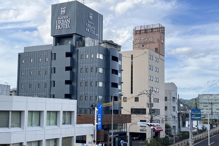 【ホテル外観】松江駅より徒歩5分で到着します★