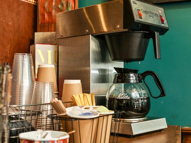 朝食イメージ：コーヒーもテイクアウト可能です