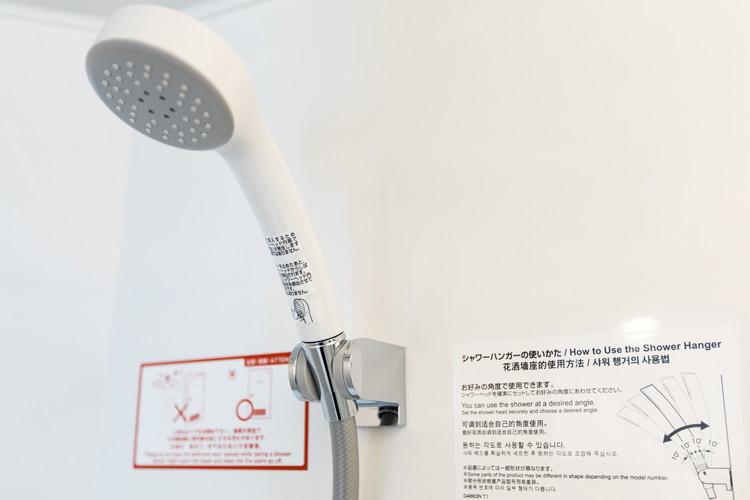環境を配慮したシャワーを採用。快適な水圧でご利用頂けます。
