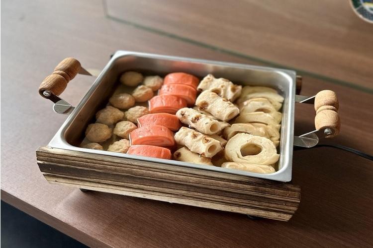 金沢名物のおでん！旨味のしみ込んだ具材です。