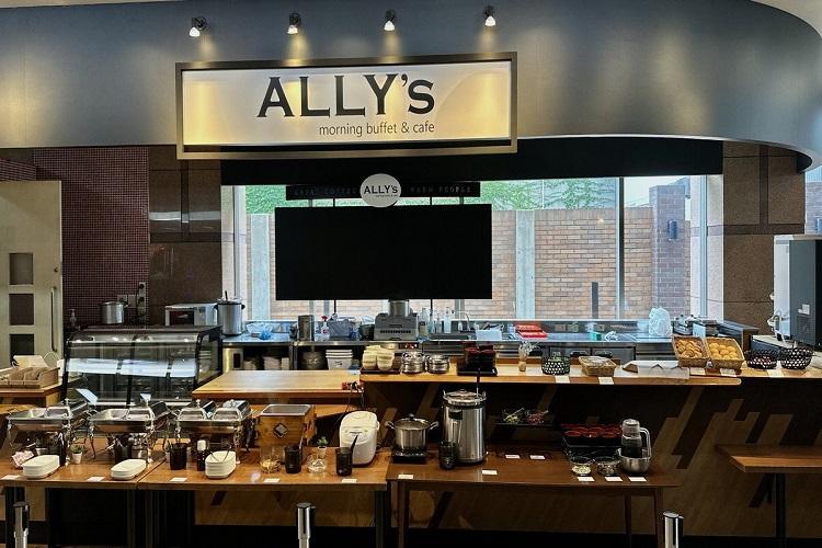 朝食レストラン会場（アパホテル〈金沢中央〉1階 ALLY’s にてブッフェスタイルで提供中）