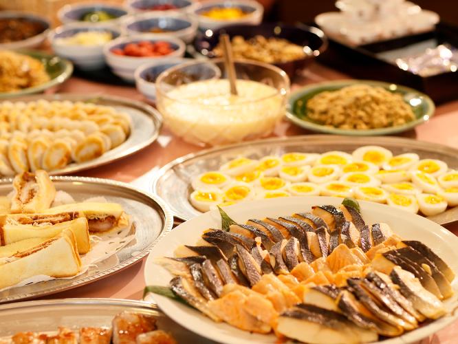 ◆約20品以上の和洋朝食バイキング（イメージ）