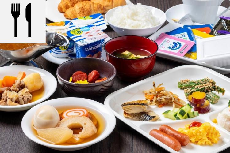 朝食バイキング：盛り付けイメージ
