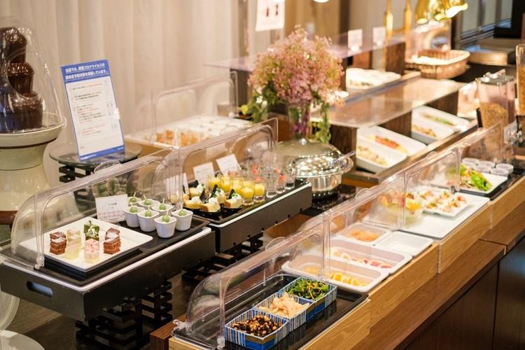 朝食ビュッフェ