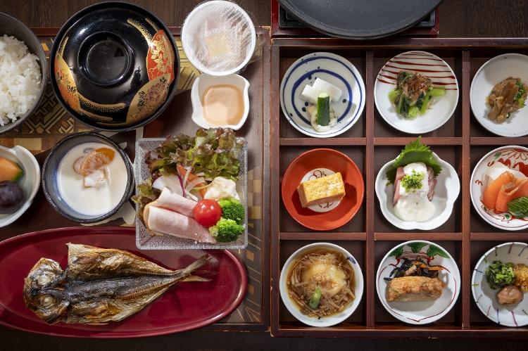 【露天風呂付き客室専用朝食】一例