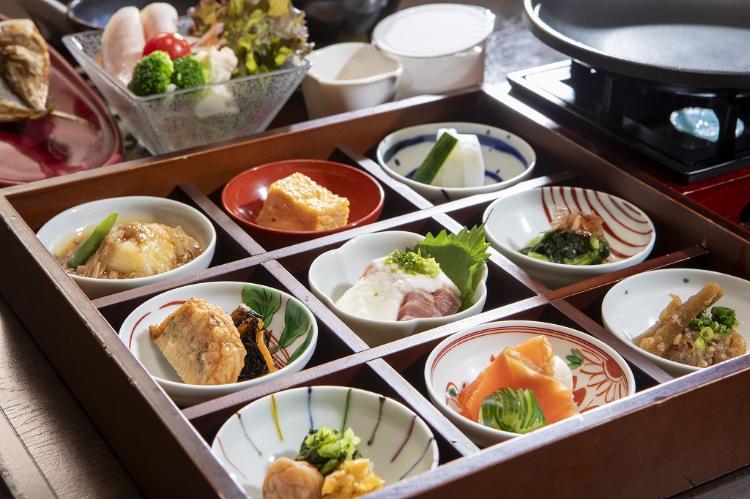 【露天風呂付き客室専用朝食】一例