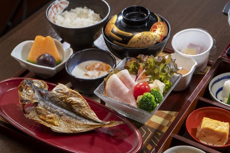 【露天風呂付き客室専用朝食】一例