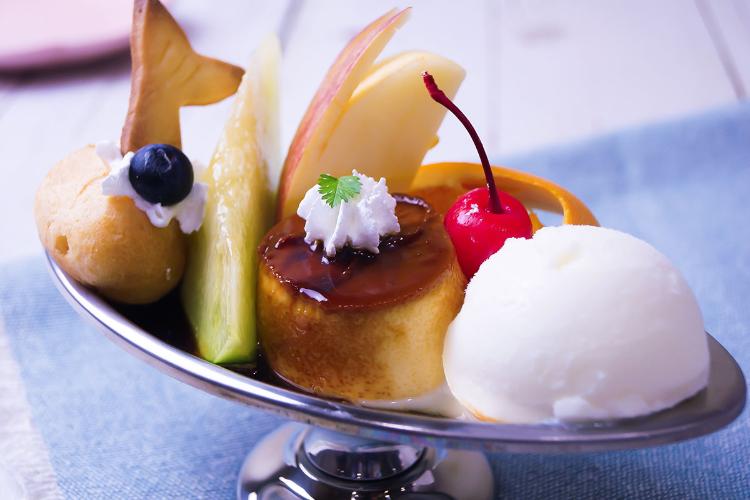 ・期間限定ラウンジスイーツ★プリンアラモード