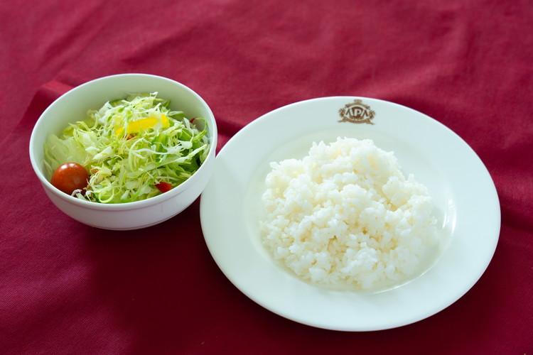 ライスセット。単品料理と合わせてオーダー出来ます