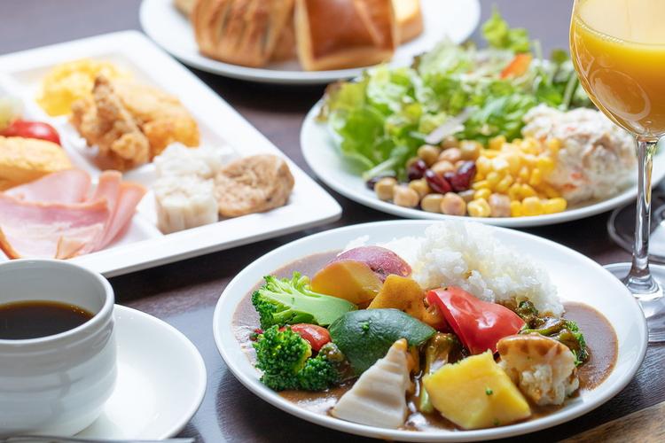 【朝食】和・洋・アジアン料理で満たされる朝食ビュッフェ