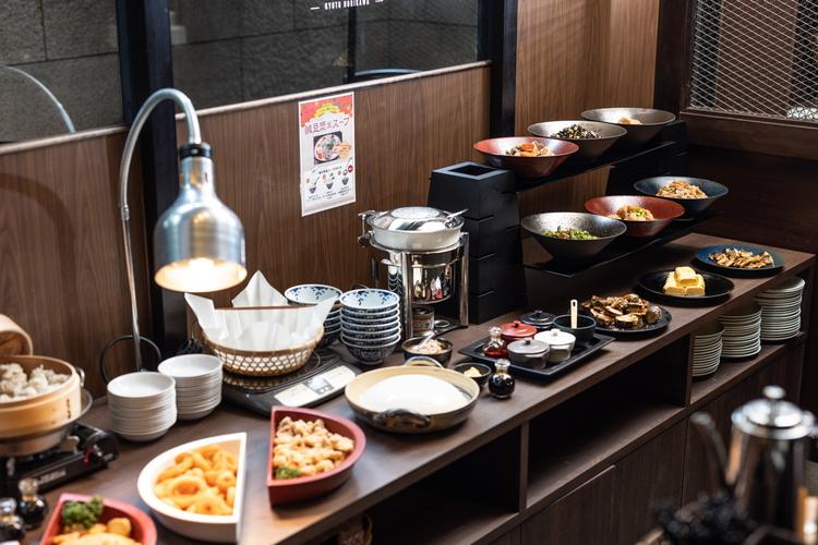 【朝食】和・洋・アジアン料理で満たされる朝食ビュッフェ
