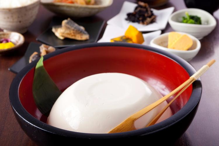 【朝食】自家製よせ豆富