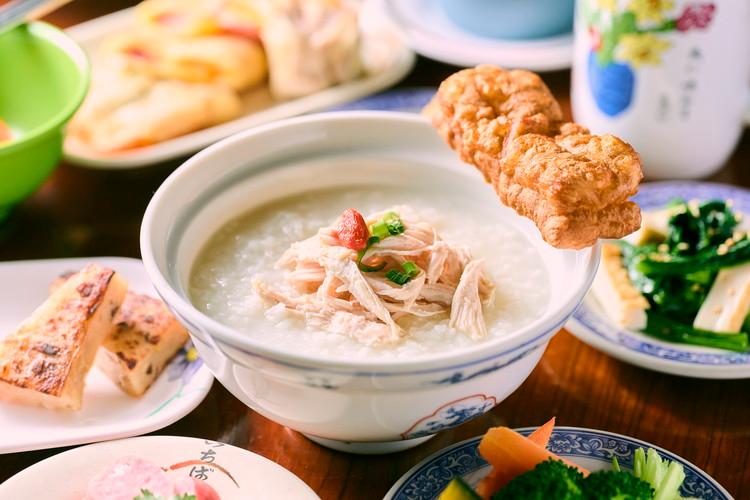朝食　お粥