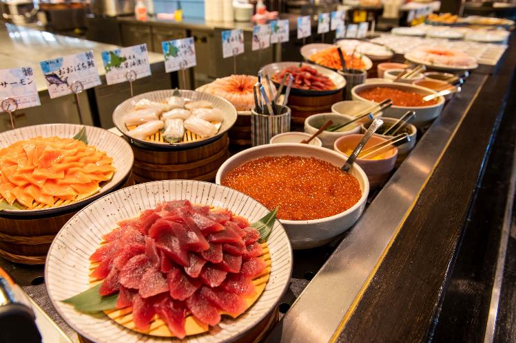 【朝食/海鮮】どこよりも函館らしい海鮮バイキングをお愉しみ下さい。