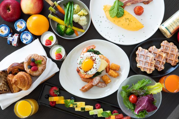朝食ビュッフェ