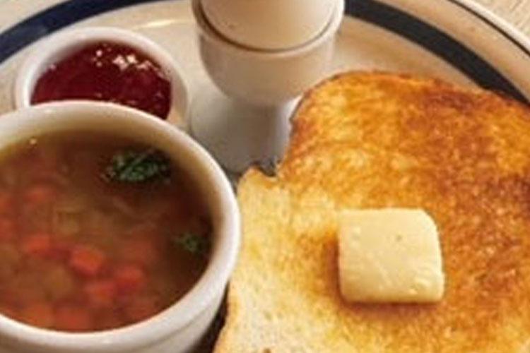 モーニングメニュー一例・ドリンク付き