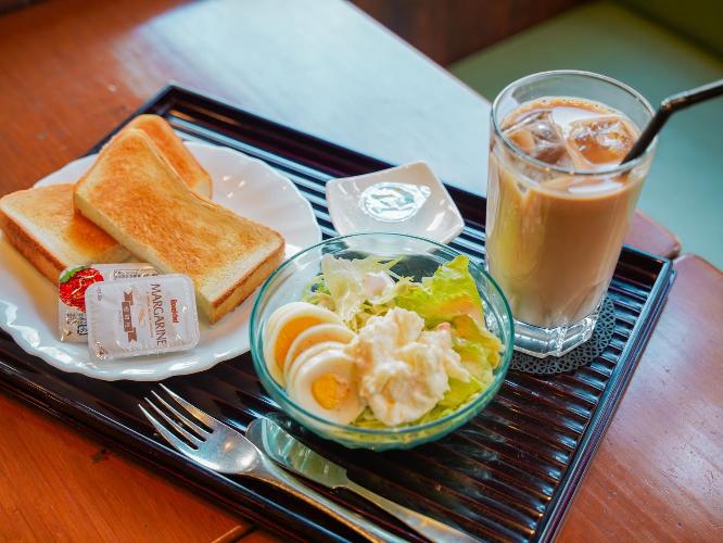 朝食例：トースト