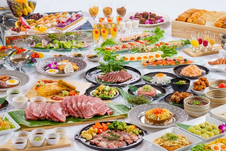 朝食ビュッフェ