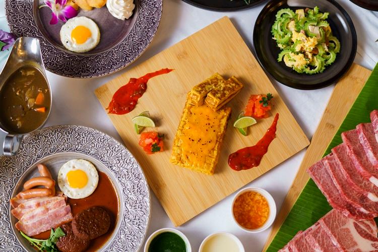 朝食ビュッフェ