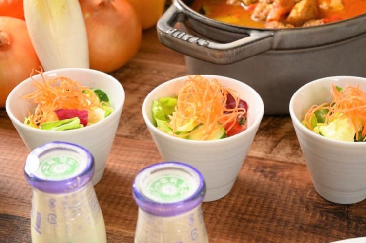 【朝食ブッフェ】<BR>料理一例：野菜サラダ